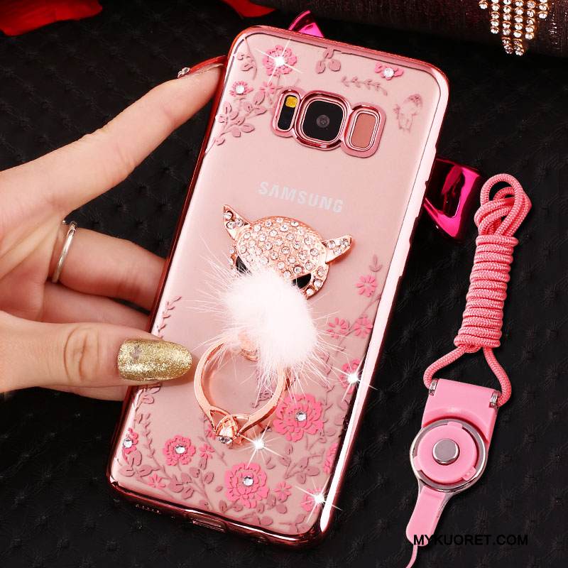Kuori Samsung Galaxy S8+ Laukut Ripustettavat Koristeet Murtumaton, Kotelo Samsung Galaxy S8+ Suojaus Kulta Puhelimen Kuoret