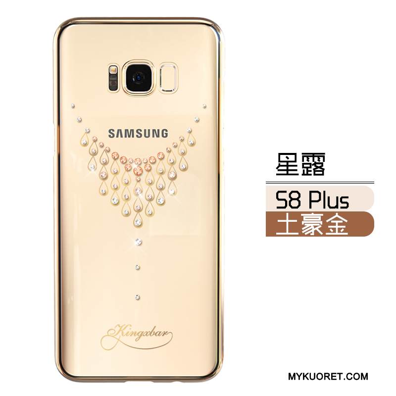 Kuori Samsung Galaxy S8+ Laukut Tide-brändi Kulta, Kotelo Samsung Galaxy S8+ Strassi Murtumaton Puhelimen Kuoret