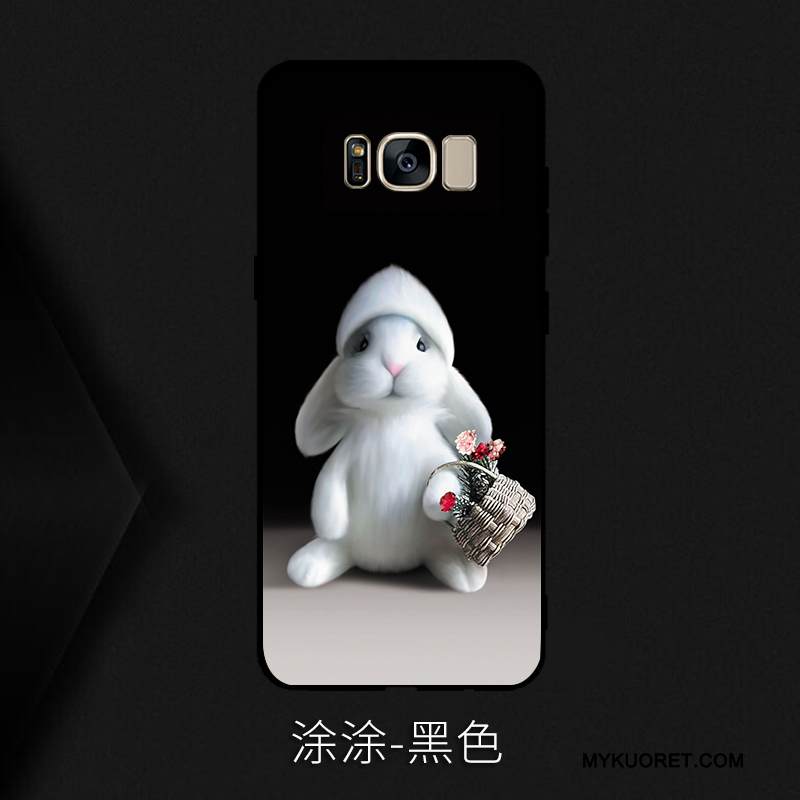 Kuori Samsung Galaxy S8+ Laukut Valkoinen Puhelimen Kuoret, Kotelo Samsung Galaxy S8+ Sarjakuva Murtumaton Harmaa