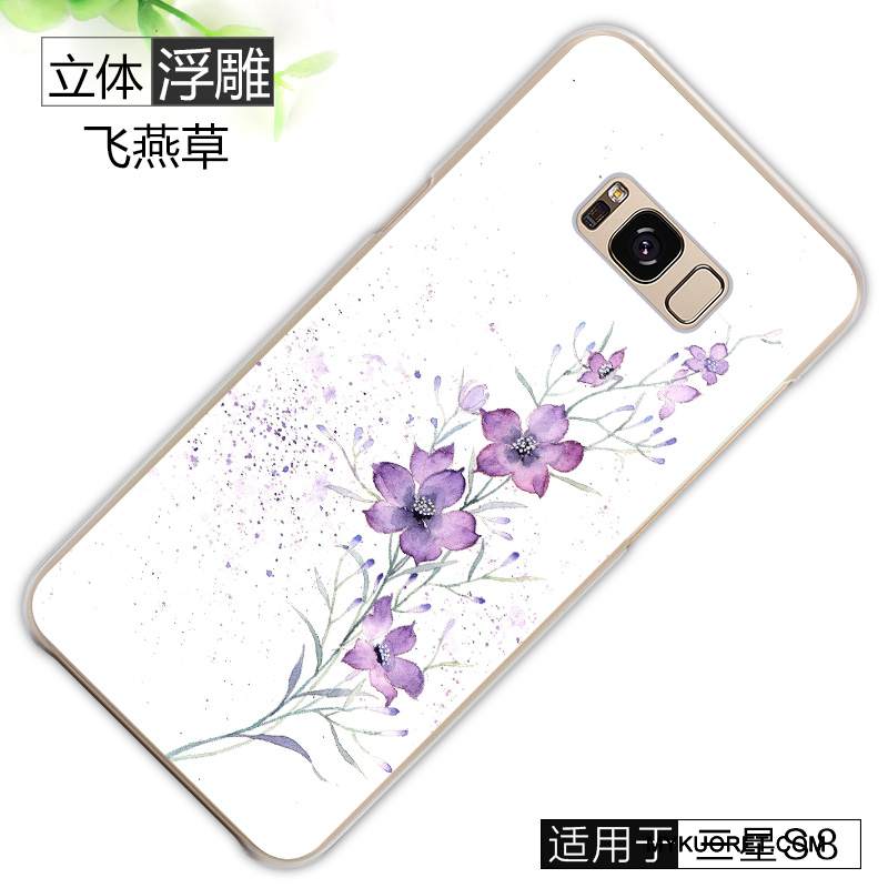 Kuori Samsung Galaxy S8 Luova Harmaa Pesty Suede, Kotelo Samsung Galaxy S8 Suojaus Kova Puhelimen Kuoret