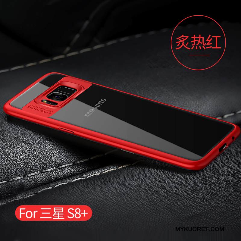Kuori Samsung Galaxy S8+ Luova Murtumaton Trendi, Kotelo Samsung Galaxy S8+ Silikoni Musta Läpinäkyvä