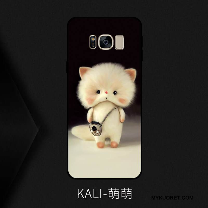 Kuori Samsung Galaxy S8 Luova Musta Trendi, Kotelo Samsung Galaxy S8 Silikoni Puhelimen Kuoret Persoonallisuus