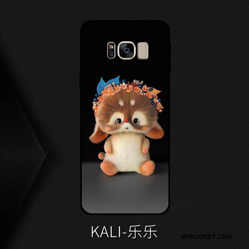 Kuori Samsung Galaxy S8 Luova Musta Trendi, Kotelo Samsung Galaxy S8 Silikoni Puhelimen Kuoret Persoonallisuus