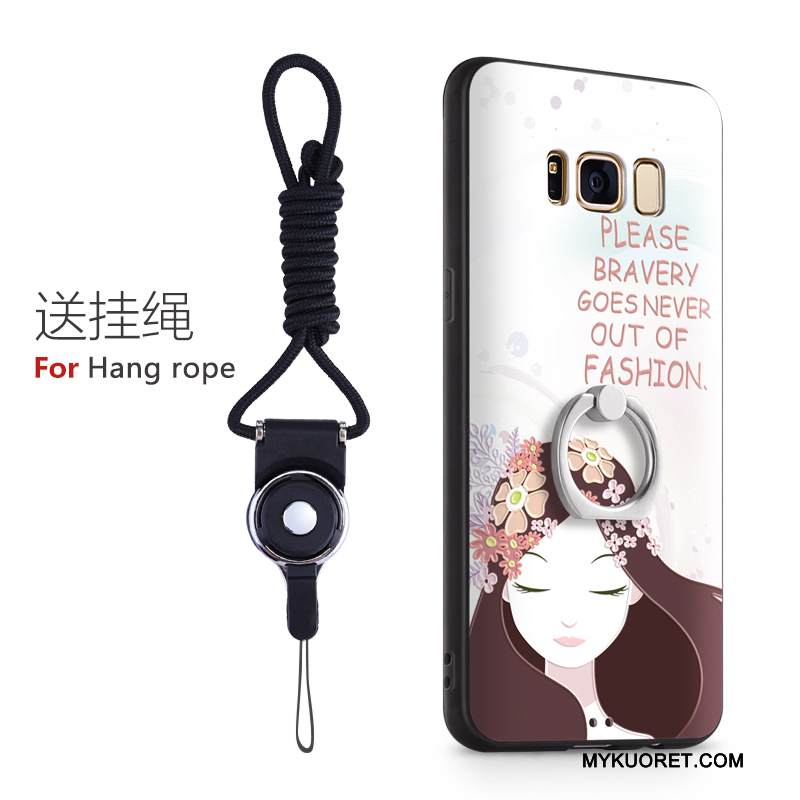 Kuori Samsung Galaxy S8+ Luova Persoonallisuus Murtumaton, Kotelo Samsung Galaxy S8+ Laukut Pesty Suede Jauhe