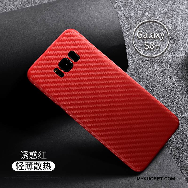 Kuori Samsung Galaxy S8+ Luova Persoonallisuus Puhelimen Kuoret, Kotelo Samsung Galaxy S8+ Laukut Pesty Suede Musta