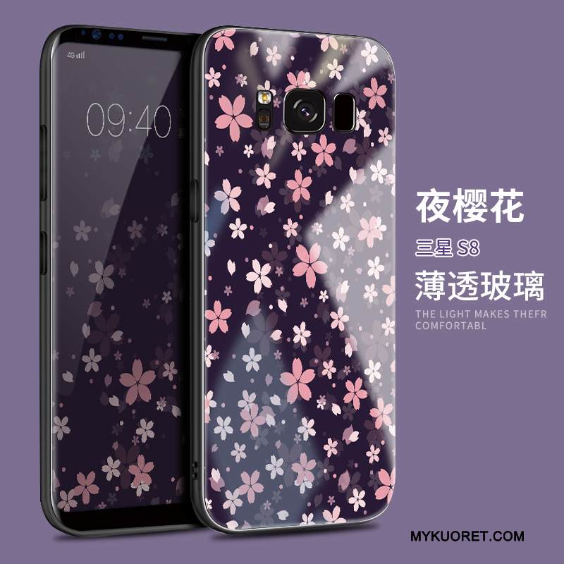 Kuori Samsung Galaxy S8 Luova Persoonallisuus Puhelimen Kuoret, Kotelo Samsung Galaxy S8 Suojaus Lasi Trendi