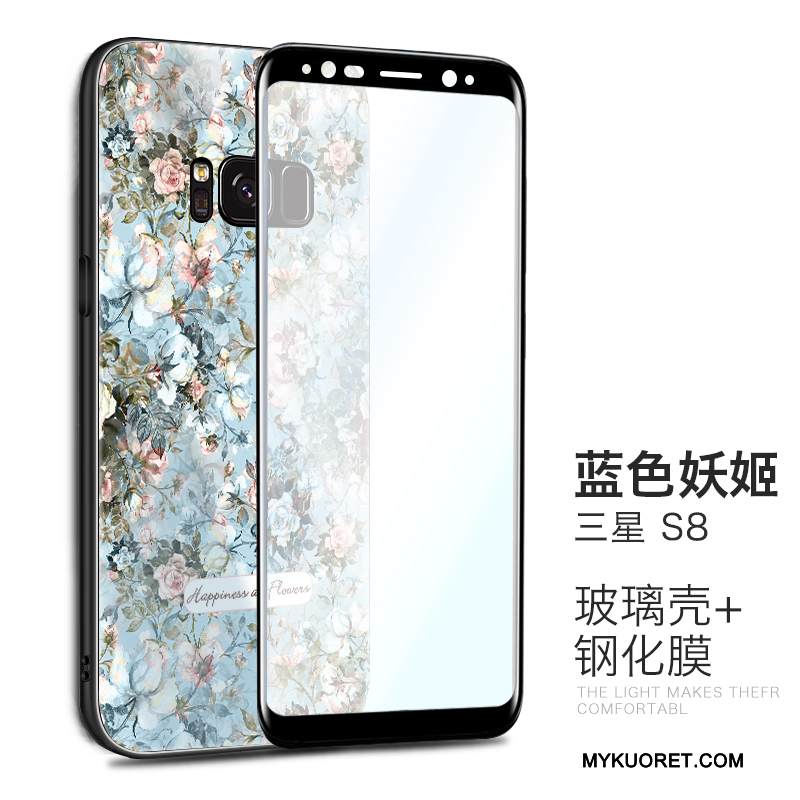 Kuori Samsung Galaxy S8 Luova Persoonallisuus Puhelimen Kuoret, Kotelo Samsung Galaxy S8 Suojaus Lasi Trendi