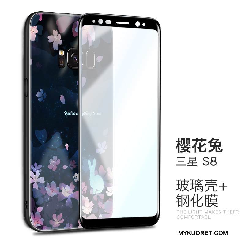 Kuori Samsung Galaxy S8 Luova Persoonallisuus Puhelimen Kuoret, Kotelo Samsung Galaxy S8 Suojaus Lasi Trendi