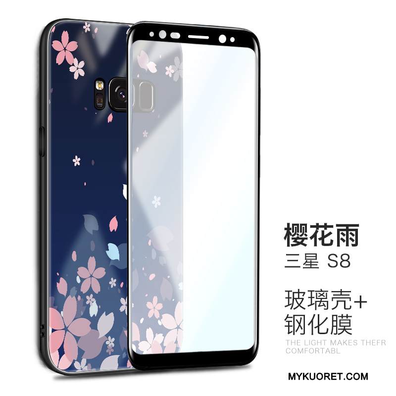 Kuori Samsung Galaxy S8 Luova Persoonallisuus Puhelimen Kuoret, Kotelo Samsung Galaxy S8 Suojaus Lasi Trendi