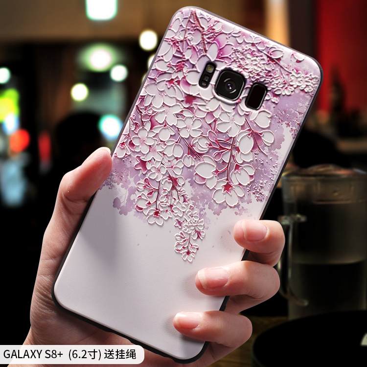 Kuori Samsung Galaxy S8+ Luova Puhelimen Kuoret Jauhe, Kotelo Samsung Galaxy S8+ Laukut Kiinalainen Tyyli Vaalean