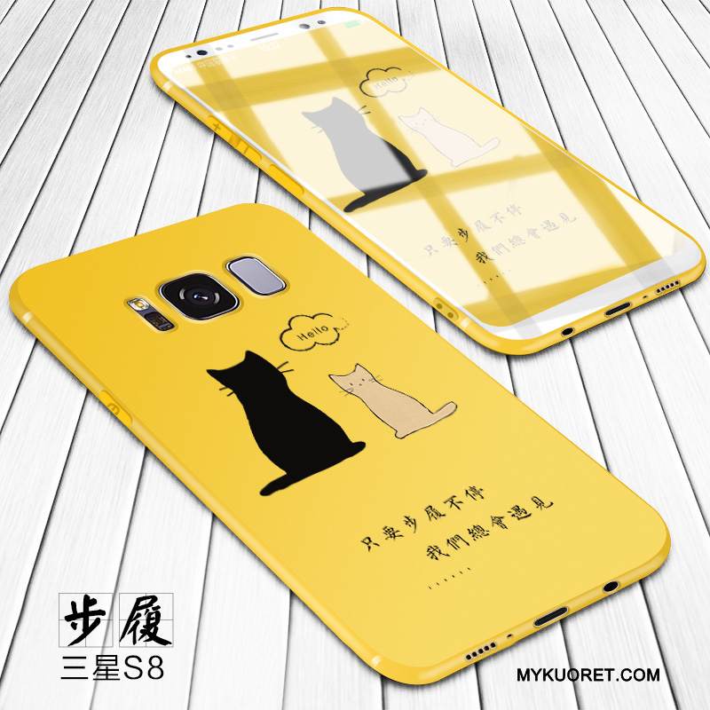 Kuori Samsung Galaxy S8 Luova Puhelimen Kuoret Murtumaton, Kotelo Samsung Galaxy S8 Pehmeä Neste Punainen Tide-brändi