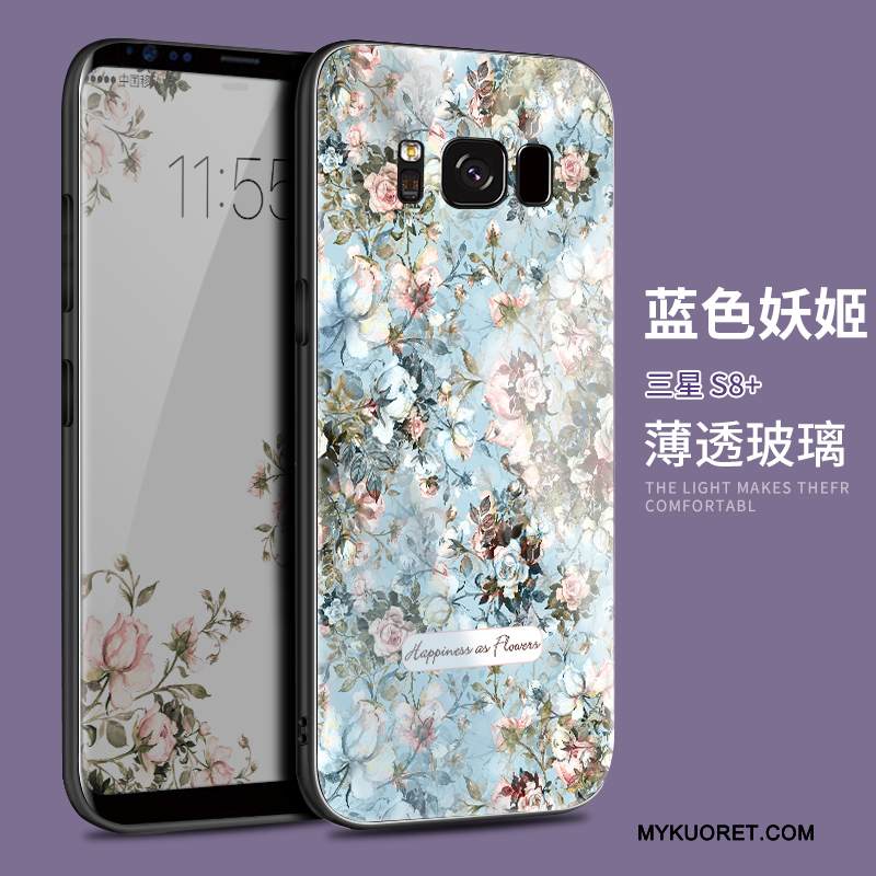 Kuori Samsung Galaxy S8+ Luova Trendi Murtumaton, Kotelo Samsung Galaxy S8+ Suojaus Puhelimen Kuoret Lasi