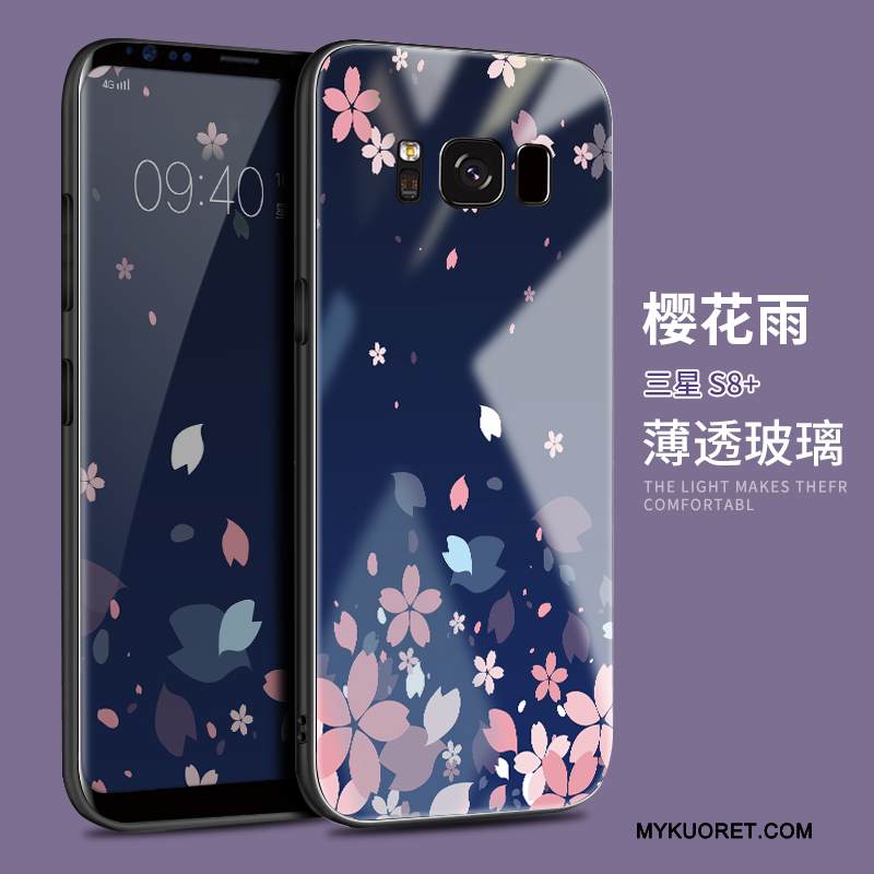 Kuori Samsung Galaxy S8+ Luova Trendi Murtumaton, Kotelo Samsung Galaxy S8+ Suojaus Puhelimen Kuoret Lasi