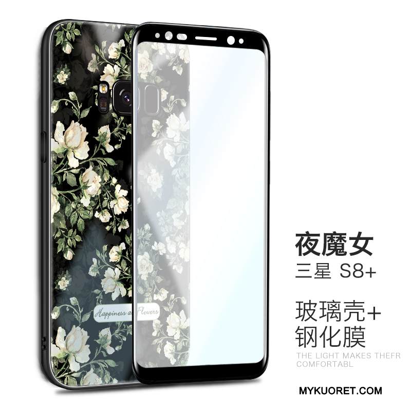 Kuori Samsung Galaxy S8+ Luova Trendi Murtumaton, Kotelo Samsung Galaxy S8+ Suojaus Puhelimen Kuoret Lasi