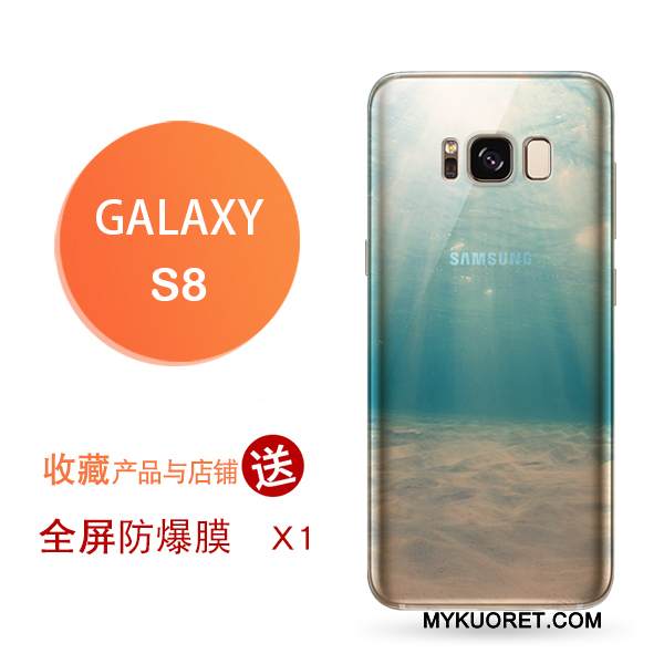 Kuori Samsung Galaxy S8+ Luova Yksinkertainen Trendi, Kotelo Samsung Galaxy S8+ Silikoni Lisävarusteet Puhelimen Kuoret