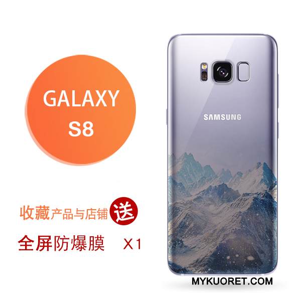 Kuori Samsung Galaxy S8+ Luova Yksinkertainen Trendi, Kotelo Samsung Galaxy S8+ Silikoni Lisävarusteet Puhelimen Kuoret