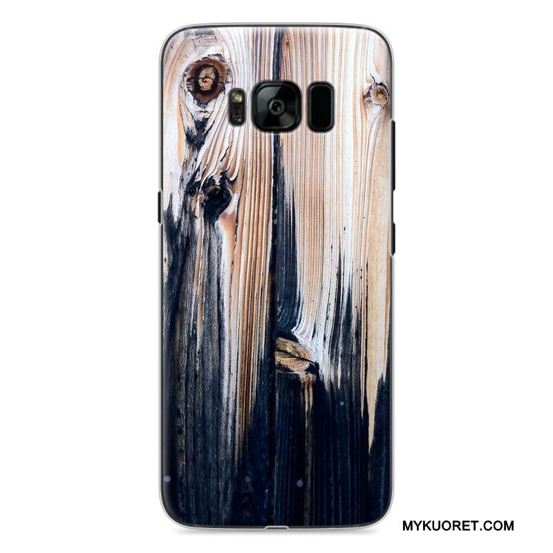 Kuori Samsung Galaxy S8 Maalaus Persoonallisuus Puhelimen Kuoret, Kotelo Samsung Galaxy S8 Puulajit Valkoinen Tummansininen