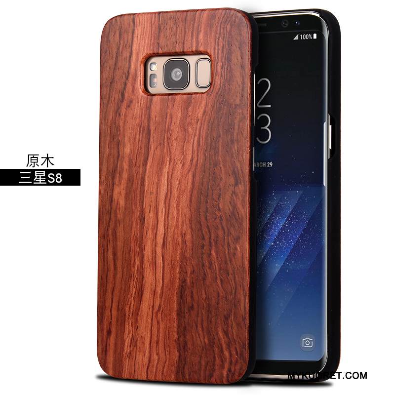 Kuori Samsung Galaxy S8 Massiivipuu Murtumaton Toteemi, Kotelo Samsung Galaxy S8 Suojaus Puhelimen Kuoret Trendi