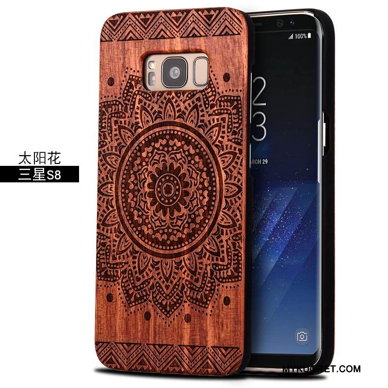 Kuori Samsung Galaxy S8+ Massiivipuu Puhelimen Kuoret Murtumaton, Kotelo Samsung Galaxy S8+ Suojaus Kova Persoonallisuus