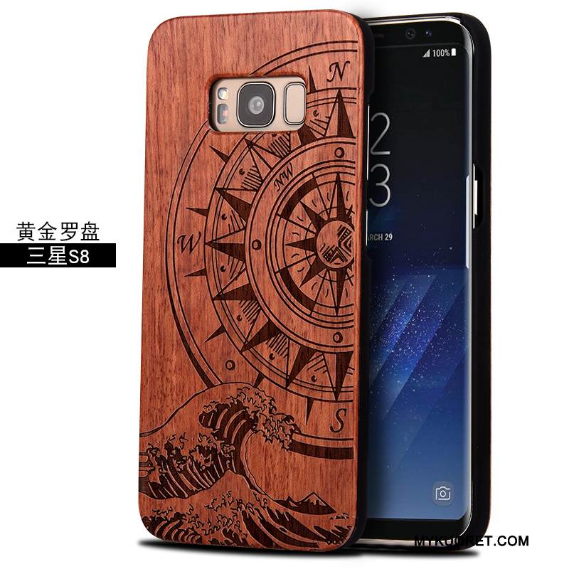 Kuori Samsung Galaxy S8+ Massiivipuu Puhelimen Kuoret Murtumaton, Kotelo Samsung Galaxy S8+ Suojaus Kova Persoonallisuus