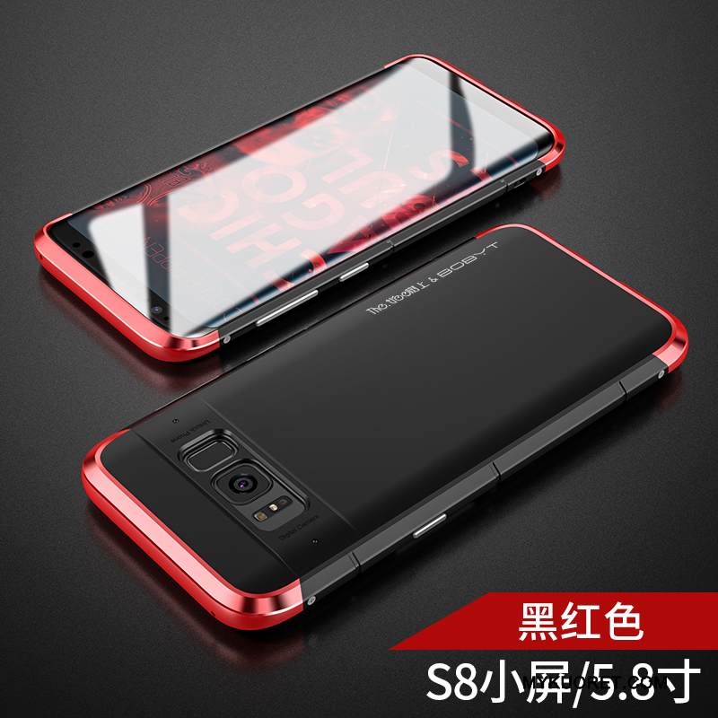 Kuori Samsung Galaxy S8 Metalli Ohut Ultra, Kotelo Samsung Galaxy S8 Luova Tide-brändi Musta
