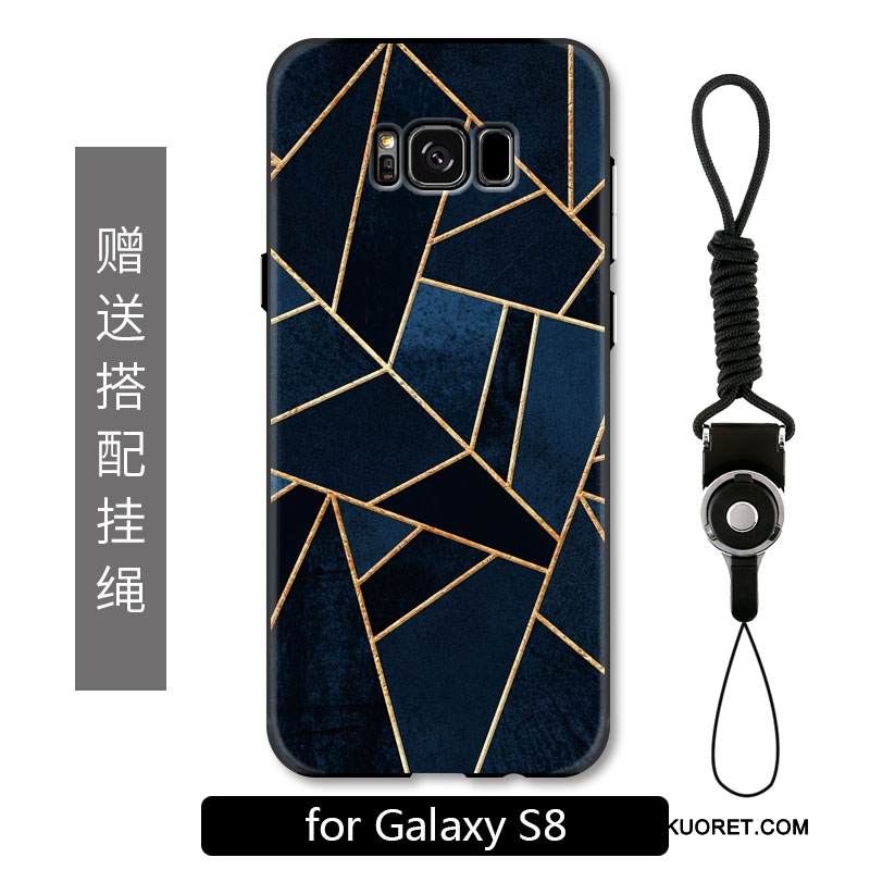 Kuori Samsung Galaxy S8 Monivärinen Murtumaton Geometria, Kotelo Samsung Galaxy S8 Kohokuviointi Persoonallisuus Puhelimen Kuoret