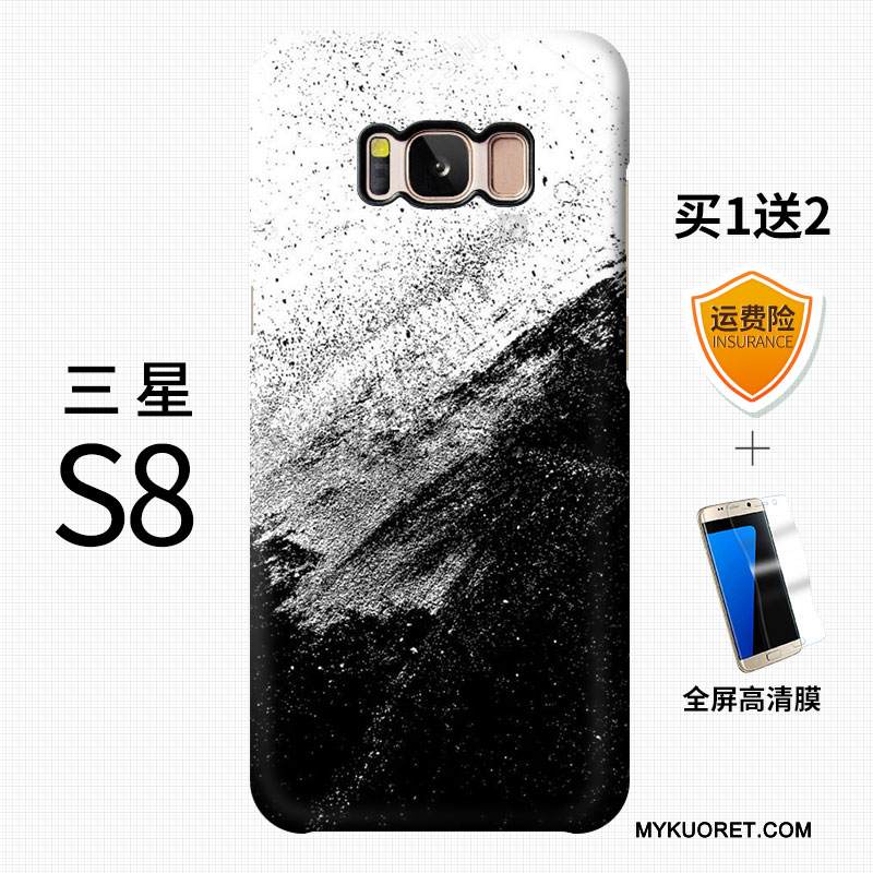 Kuori Samsung Galaxy S8 Monivärinen Murtumaton Trendi, Kotelo Samsung Galaxy S8 Luova Kova Persoonallisuus