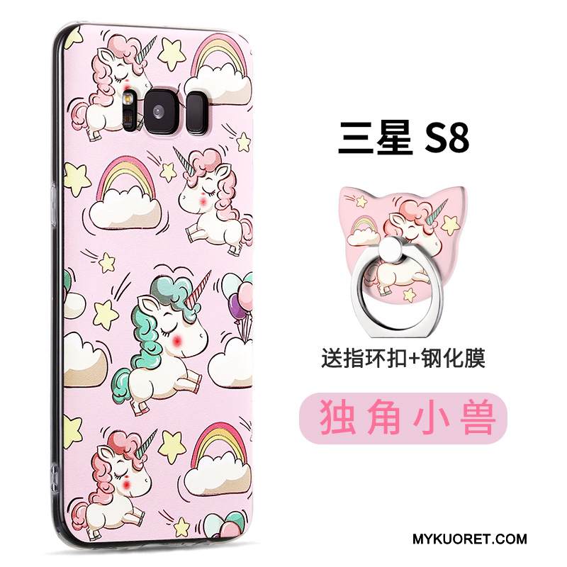 Kuori Samsung Galaxy S8 Monivärinen Trendi Puhelimen Kuoret, Kotelo Samsung Galaxy S8 Suojaus Murtumaton Persoonallisuus