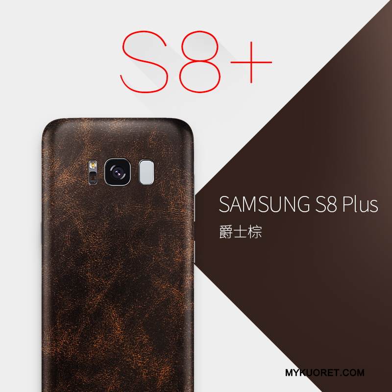 Kuori Samsung Galaxy S8+ Nahka Keltainen Puhelimen Kuoret, Kotelo Samsung Galaxy S8+ Luova Ultra Ohut