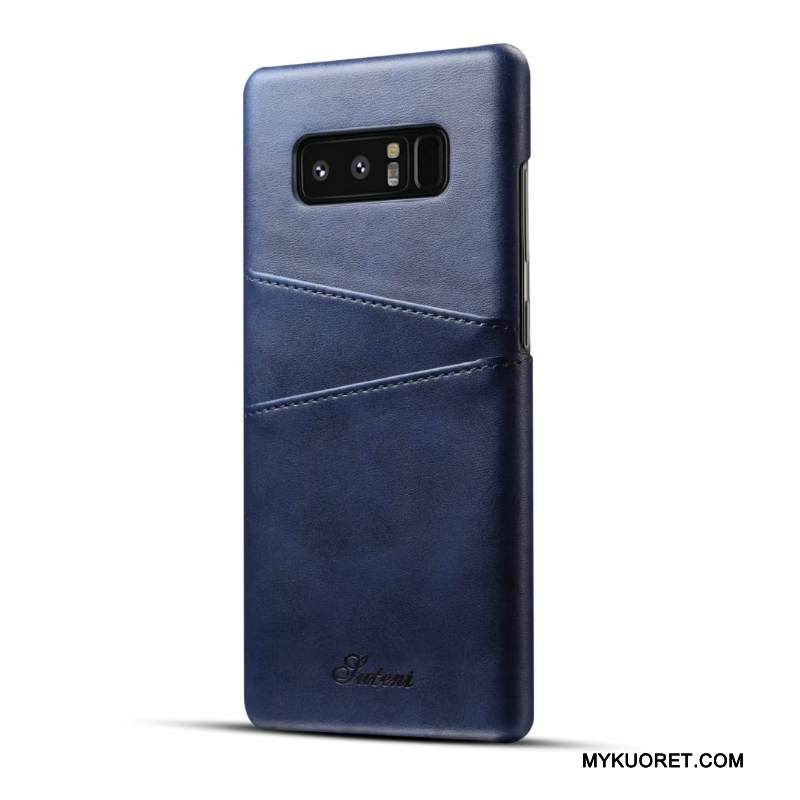 Kuori Samsung Galaxy S8+ Nahka Persoonallisuus Oranssi, Kotelo Samsung Galaxy S8+ Suojaus Kaunis Puhelimen Kuoret
