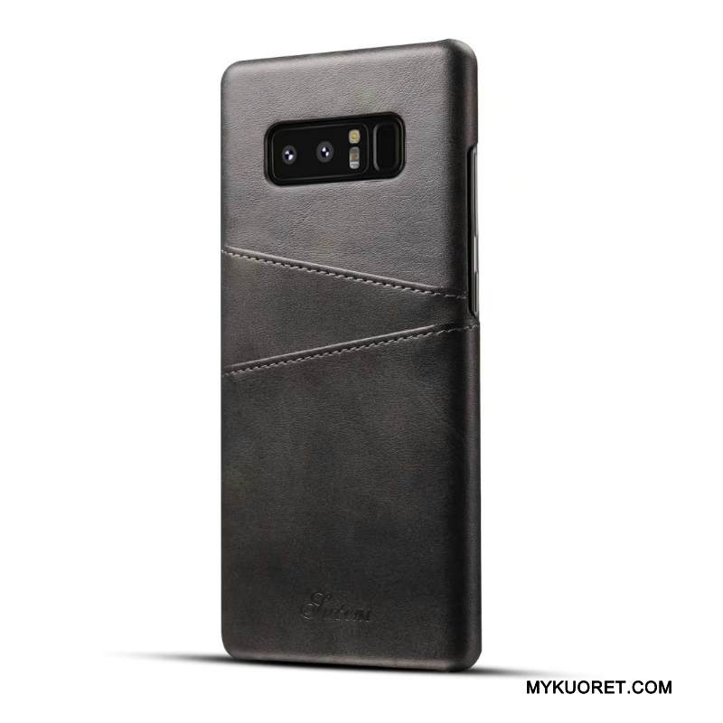 Kuori Samsung Galaxy S8+ Nahka Persoonallisuus Oranssi, Kotelo Samsung Galaxy S8+ Suojaus Kaunis Puhelimen Kuoret