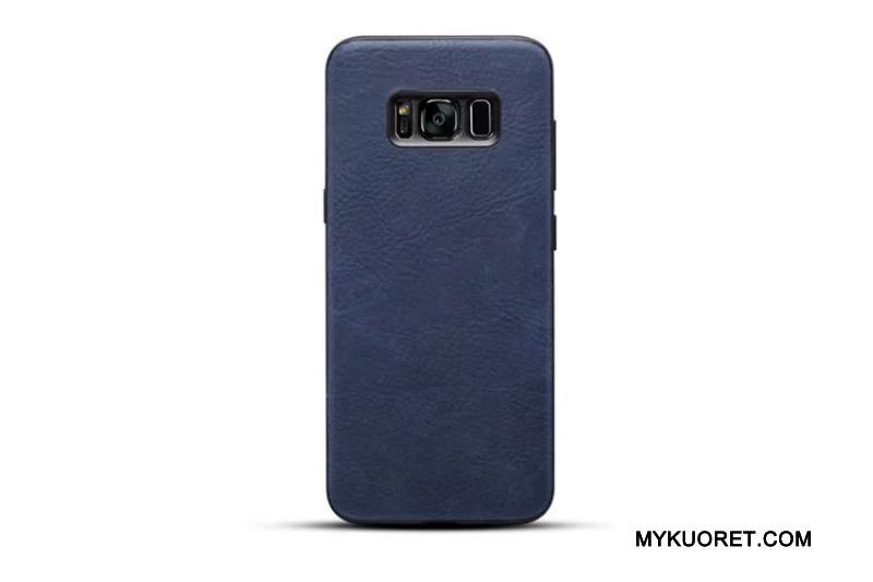 Kuori Samsung Galaxy S8 Nahka Puhelimen Kuoret Keltainen, Kotelo Samsung Galaxy S8 Suojaus Kukkakuvio