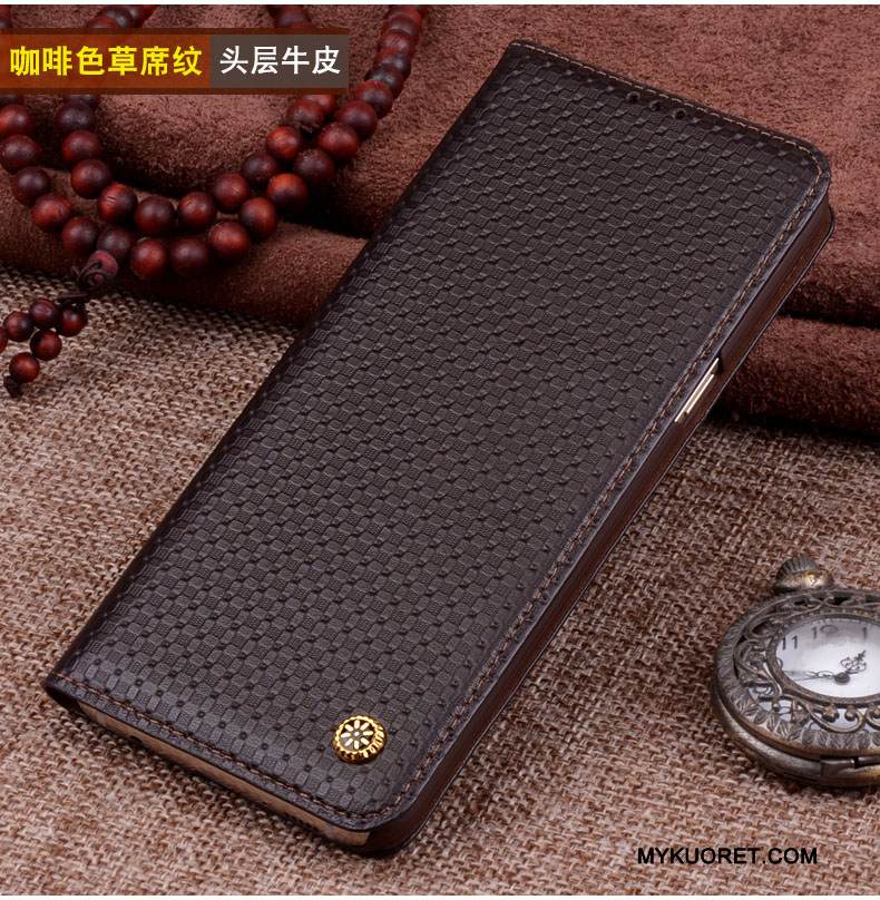 Kuori Samsung Galaxy S8+ Nahka Puhelimen Kuoret, Kotelo Samsung Galaxy S8+ Suojaus