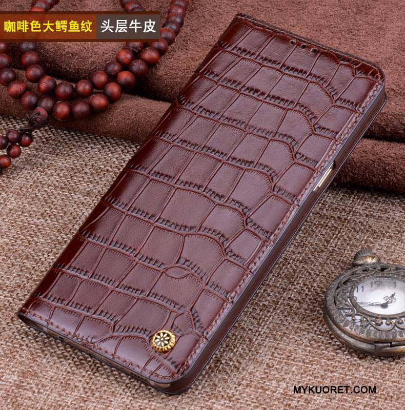 Kuori Samsung Galaxy S8+ Nahka Puhelimen Kuoret, Kotelo Samsung Galaxy S8+ Suojaus