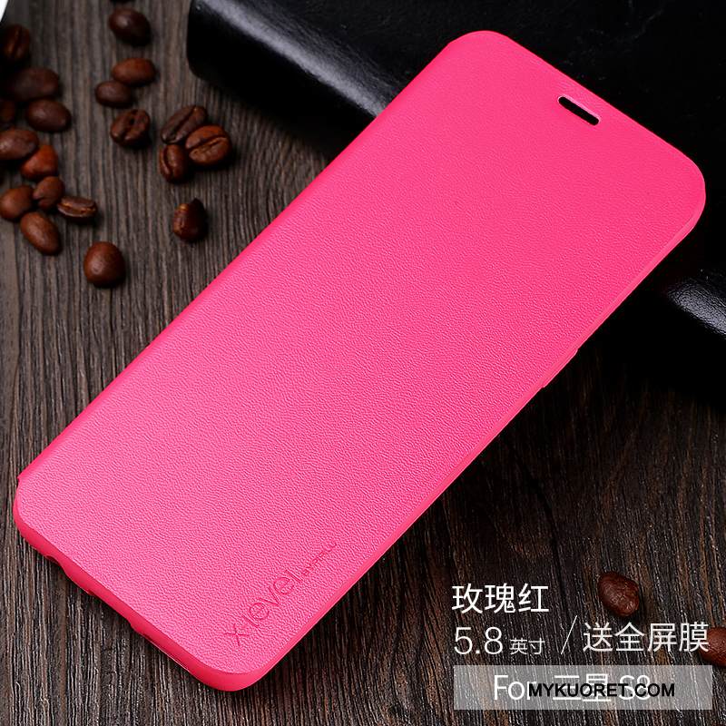 Kuori Samsung Galaxy S8 Nahka Puhelimen Kuoret Murtumaton, Kotelo Samsung Galaxy S8 Laukut Kulta