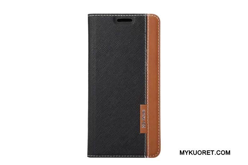 Kuori Samsung Galaxy S8 Nahka Puhelimen Kuoret Vaaleansininen, Kotelo Samsung Galaxy S8 Suojaus Kukkakuvio