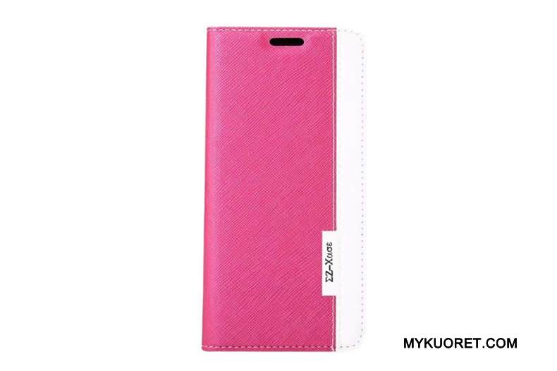 Kuori Samsung Galaxy S8 Nahka Puhelimen Kuoret Vaaleansininen, Kotelo Samsung Galaxy S8 Suojaus Kukkakuvio