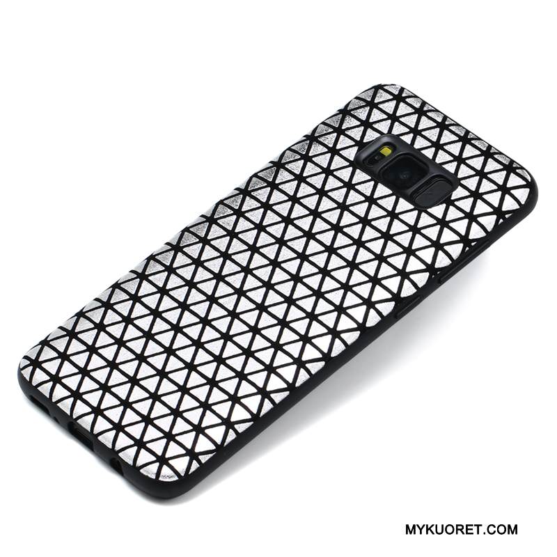 Kuori Samsung Galaxy S8 Nahka Sininen Puhelimen Kuoret, Kotelo Samsung Galaxy S8 Ylellisyys Trendi Takakansi