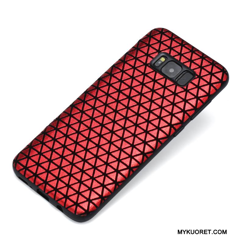 Kuori Samsung Galaxy S8+ Nahka Trendi Violetti, Kotelo Samsung Galaxy S8+ Ylellisyys Puhelimen Kuoret Takakansi