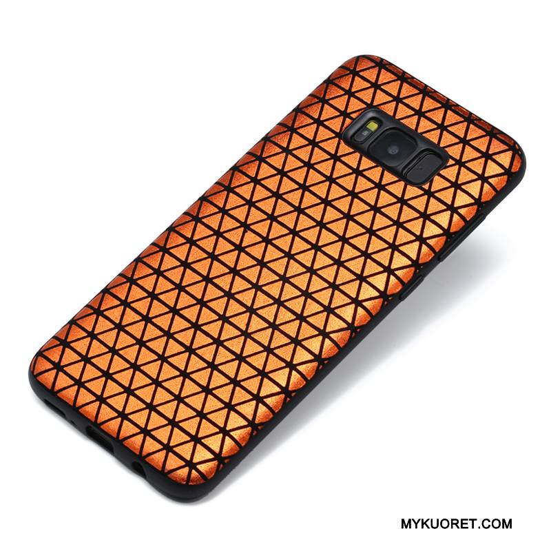 Kuori Samsung Galaxy S8+ Nahka Trendi Violetti, Kotelo Samsung Galaxy S8+ Ylellisyys Puhelimen Kuoret Takakansi