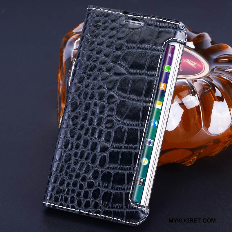 Kuori Samsung Galaxy S8 Nahka Tummansininen Murtumaton, Kotelo Samsung Galaxy S8 Suojaus Puhelimen Kuoret