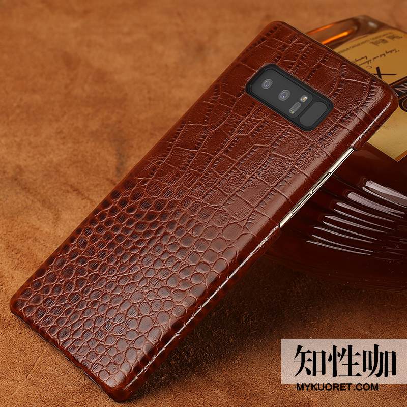 Kuori Samsung Galaxy S8+ Nahka 说 Muokata, Kotelo Samsung Galaxy S8+ Suojaus Kova Murtumaton