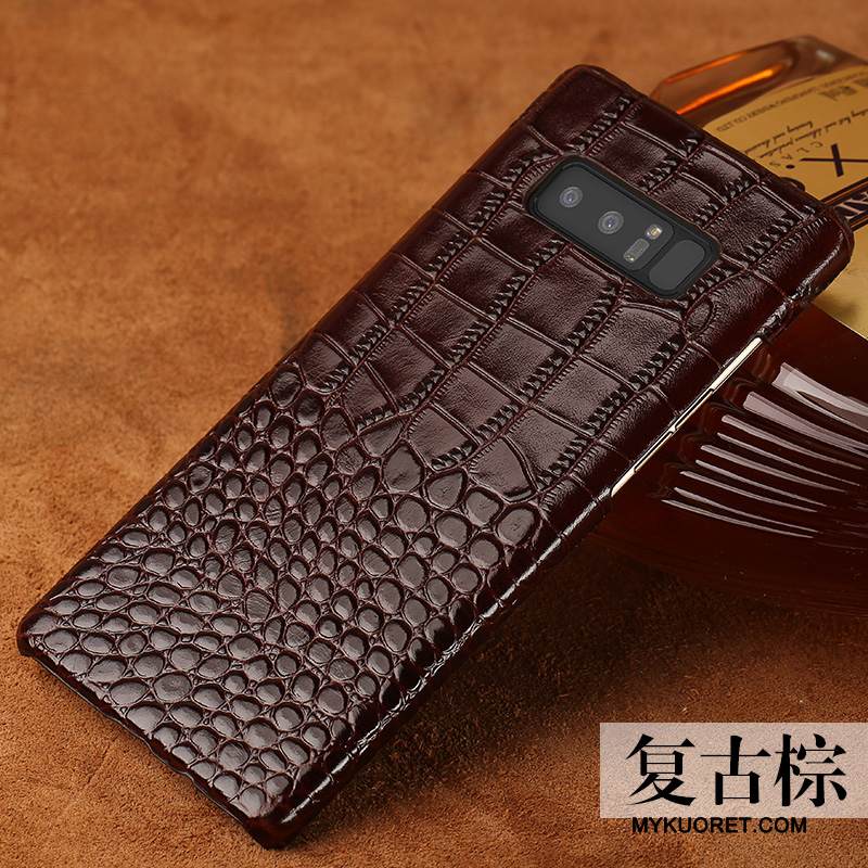 Kuori Samsung Galaxy S8+ Nahka 说 Muokata, Kotelo Samsung Galaxy S8+ Suojaus Kova Murtumaton