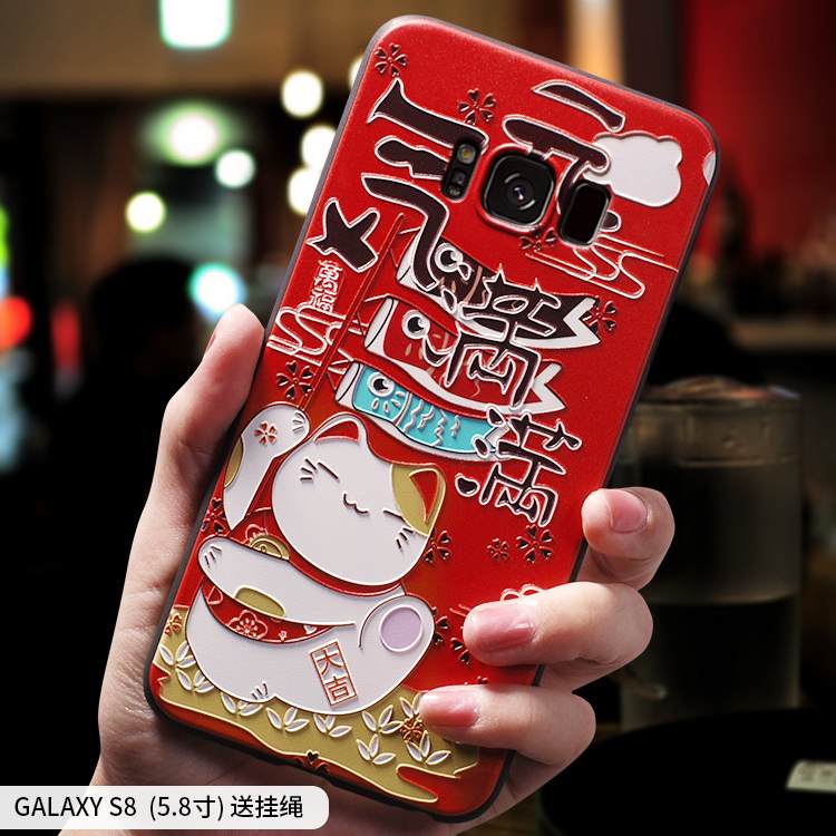 Kuori Samsung Galaxy S8+ Pehmeä Neste Kissa Persoonallisuus, Kotelo Samsung Galaxy S8+ Silikoni Murtumaton Puhelimen Kuoret