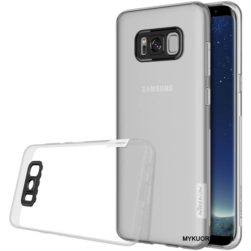 Kuori Samsung Galaxy S8+ Pehmeä Neste Läpinäkyvä Kulta, Kotelo Samsung Galaxy S8+ Suojaus Puhelimen Kuoret