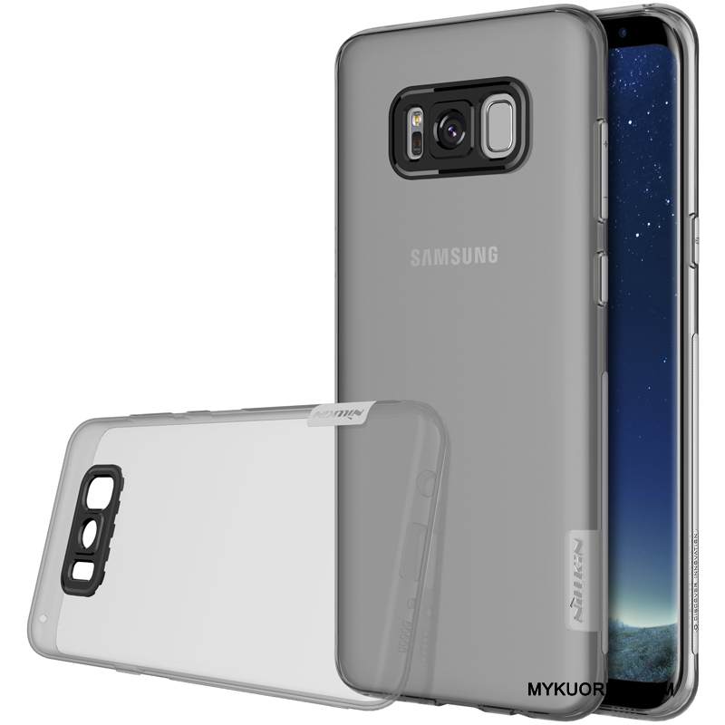 Kuori Samsung Galaxy S8+ Pehmeä Neste Läpinäkyvä Kulta, Kotelo Samsung Galaxy S8+ Suojaus Puhelimen Kuoret