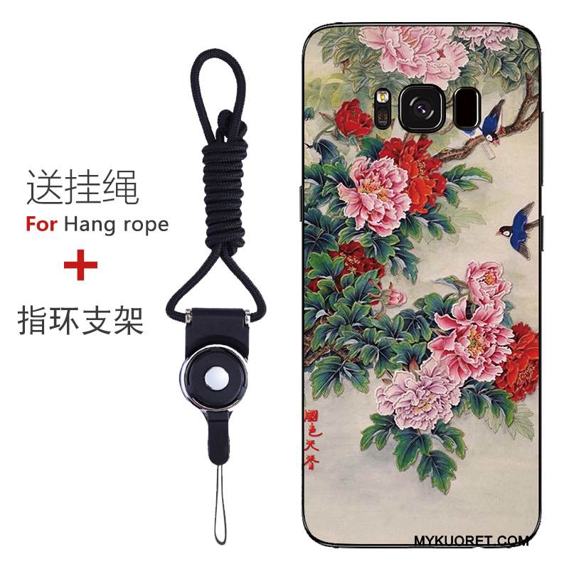 Kuori Samsung Galaxy S8+ Pehmeä Neste Murtumaton Punainen, Kotelo Samsung Galaxy S8+ Suojaus Muokata Malli