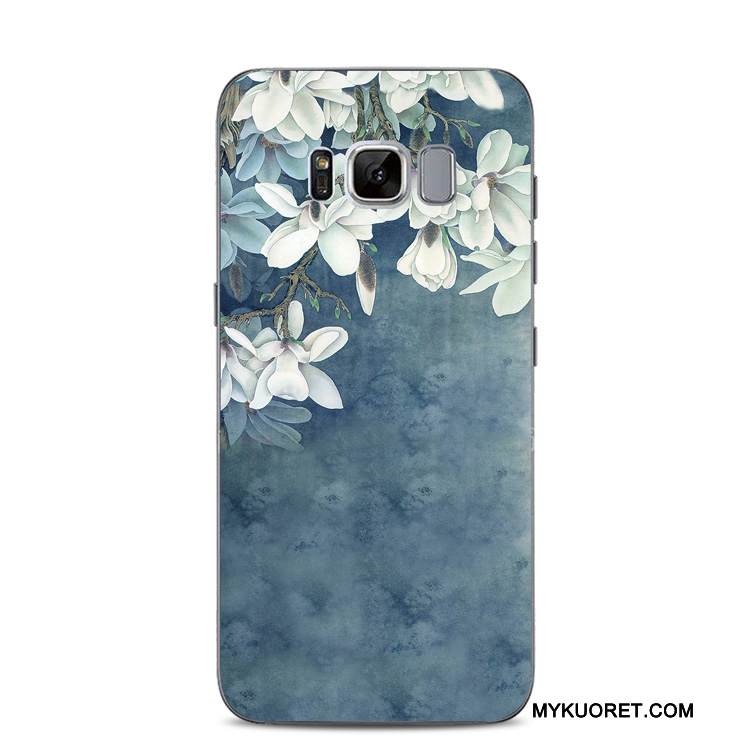 Kuori Samsung Galaxy S8+ Pehmeä Neste Vaalean Puhelimen Kuoret, Kotelo Samsung Galaxy S8+ Silikoni Muste Vihreä