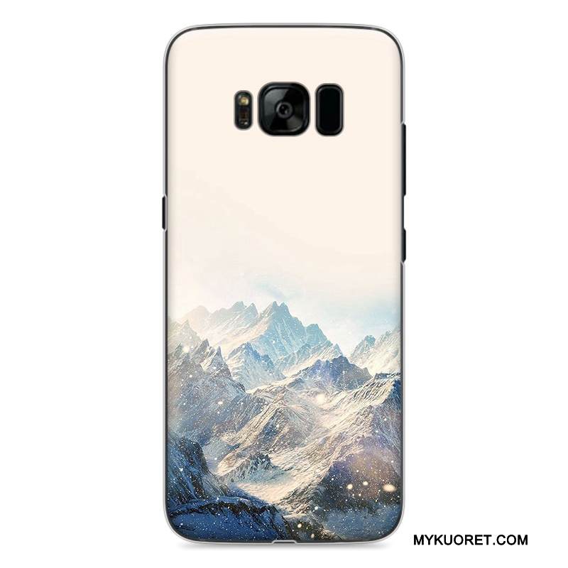 Kuori Samsung Galaxy S8 Sarjakuva Kova Puhelimen Kuoret, Kotelo Samsung Galaxy S8 Maalaus Harmaa