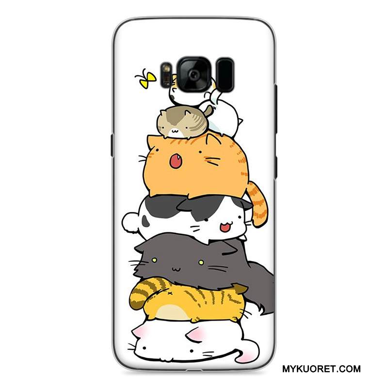 Kuori Samsung Galaxy S8 Sarjakuva Sininen Kova, Kotelo Samsung Galaxy S8 Maalaus Puhelimen Kuoret